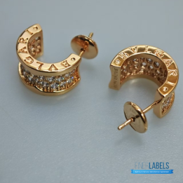 Bvlgari B.zero1 Rose Gold Hoop Earrings