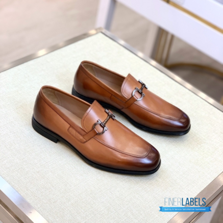 Salvatore Ferragamo Men's Business Leather Shoes 