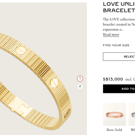 Cartier Unlimited Flexi Bracelet