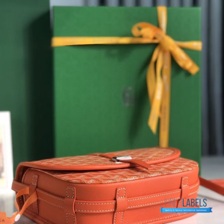 Goyard Belvédère PM (Goyardine Canvas in Orange)