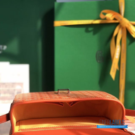 Goyard Belvédère PM (Goyardine Canvas in Orange)