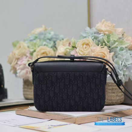 CD Saddle Messenger Bag with Flap