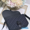 CD Saddle Messenger Bag with Flap
