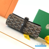 ually a Goyard Double Travel Watch Case (Black Goyardine canvas)