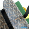 ually a Goyard Double Travel Watch Case (Black Goyardine canvas)