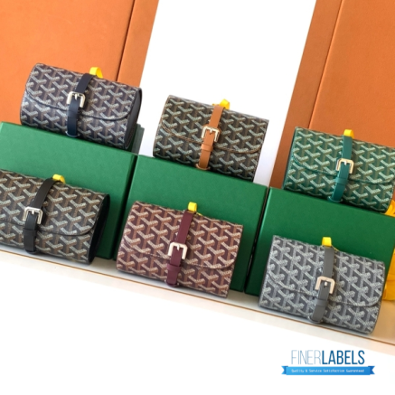 ually a Goyard Double Travel Watch Case (Black Goyardine canvas)