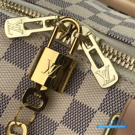 LV Keepall Bandoulière 45 (Damier Azur) 