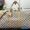 LV Keepall Bandoulière 45 (Damier Azur) 
