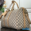 LV Keepall Bandoulière 45 (Damier Azur) 