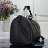 LV Keepall Bandoulière 45 (Black Monogram Midnight Coated Canvas)