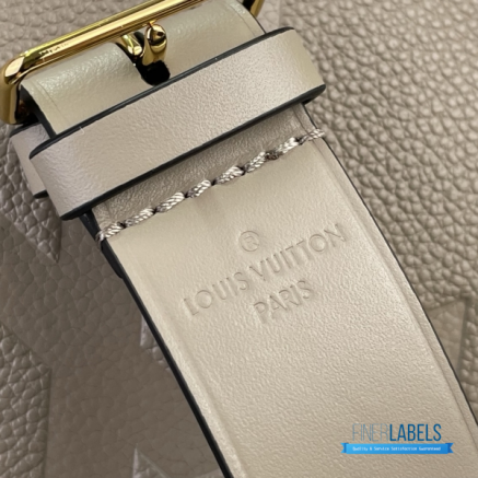 LV Keepall Bandoulière 45 (Tourterelle Monogram Empreinte Giant Leather)
