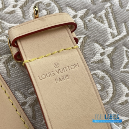 LV Keepall Bandoulière 45 (Peuplier Monogram Emblème Canvas)