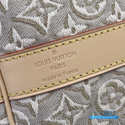LV Keepall Bandoulière 45 (Peuplier Monogram Emblème Canvas)
