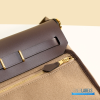 Hermes Herbag 20 Mini Khaki Canvas Leather Bag