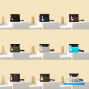 Hermes Herbag 20 Mini Khaki Canvas Leather Bag