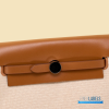 Hermes Herbag 20 Mini Beige Canvas Leather Bag