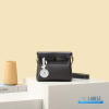 Hermes Herbag 20 Mini Charcoal Canvas Leather Bag