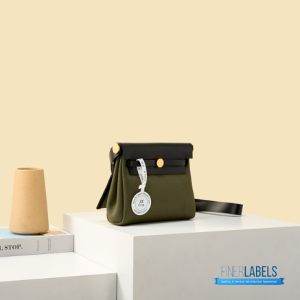 Hermes Herbag 20 Mini Olive Green Canvas Leather Bag