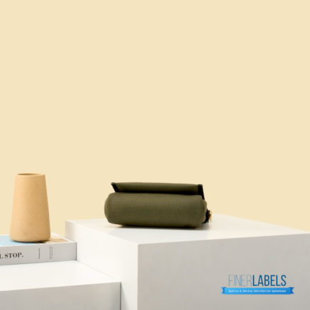 Hermes Herbag 20 Mini Olive Green Canvas Leather Bag