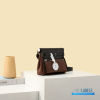 Hermes Herbag 20 Mini Brown Canvas Leather Bag