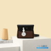 Hermes Herbag 20 Mini Brown Canvas Leather Bag