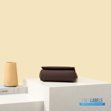 Hermes Herbag 20 Mini Dark Brown Canvas Leather Bag