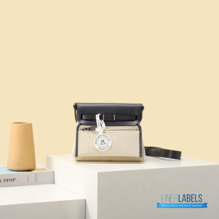 Hermes Herbag 20 Mini Off-White Canvas Leather Bag