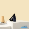Hermes Herbag 20 Mini Navy Blue Canvas Leather Bag