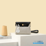 Hermes Herbag 20 Mini Cream Canvas Leather Bag