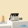 Hermes Herbag 20 Mini Cream Canvas Leather Bag