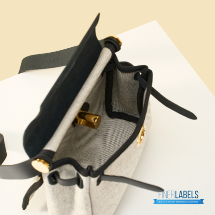Hermes Herbag 20 Mini Cream Canvas Leather Bag