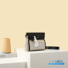Hermes Herbag 20 Mini Cream Canvas Leather Bag