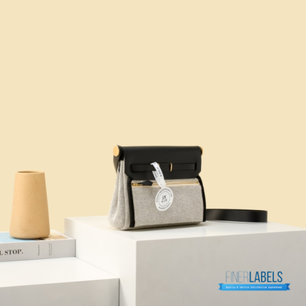 Hermes Herbag 20 Mini Cream Canvas Leather Bag