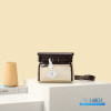 Hermes Herbag 20 Mini Natural Canvas Leather Bag