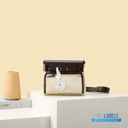 Hermes Herbag 20 Mini Natural Canvas Leather Bag