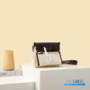 Hermes Herbag 20 Mini Natural Canvas Leather Bag