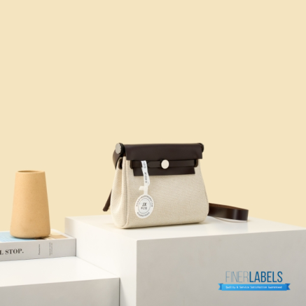 Hermes Herbag 20 Mini Natural Canvas Leather Bag