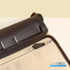 Hermes Herbag 20 Mini Natural Canvas Leather Bag