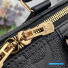 LV Keepall Bandoulière 45 (Black Monogram Empreinte Giant Leather)