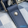 LV Keepall Bandoulière 45 (Denim Blue Damoflage Coated Canvas)
