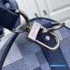 LV Keepall Bandoulière 45 (Denim Blue Damoflage Coated Canvas)