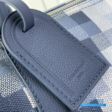 LV Keepall Bandoulière 45 (Denim Blue Damoflage Coated Canvas)