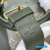 LV Keepall Bandoulière 45 (Khaki Green Monogram Eclipse Coated Canvas)