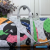 LV Keepall Bandoulière 45 (Multicolor Monogram Coated Canvas)