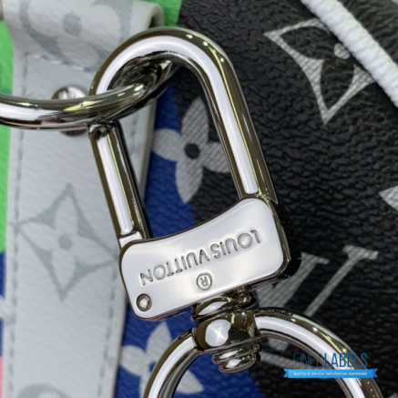 LV Keepall Bandoulière 45 (Multicolor Monogram Coated Canvas)