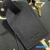 LV Keepall Bandoulière 45 (Black/Beige Monogram Empreinte Leather)