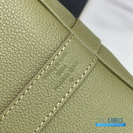 LV Keepall Bandoulière 45 (Khaki Green Monogram Giant Coated Canvas)