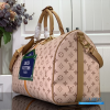 LV Keepall Bandoulière 45 (Beige Ocher Monopaname Coated Canvas)
