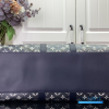 LV Keepall Bandoulière 45 (Ink Blue/White Monogram Shadow Leather)