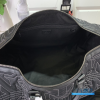 LV Keepall Bandoulière 45 (Black Nylon and Leather)